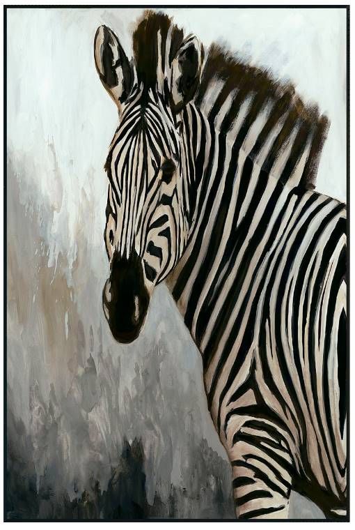 Classic Home Zebra Painting by Buddy Whitlock-0