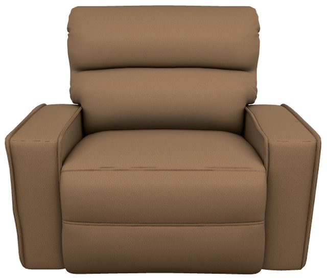 La-Z-Boy® Maddox Camel Power Reclining Chair and a Half with Headrest-1