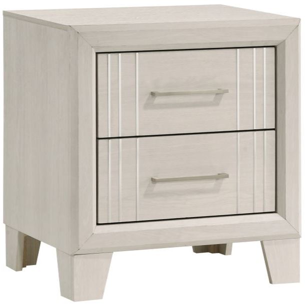 Crown Mark Charlie Beige Nightstand-0