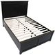 Jofran Inc. Madison County Vintage Black King Panel Bed-2