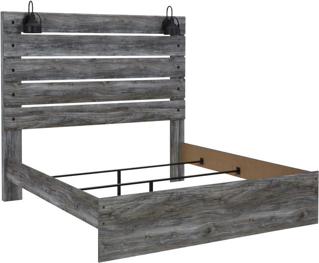 Signature Design by Ashley® Baystorm Gray King Panel Headboard with Sconce Lights-1