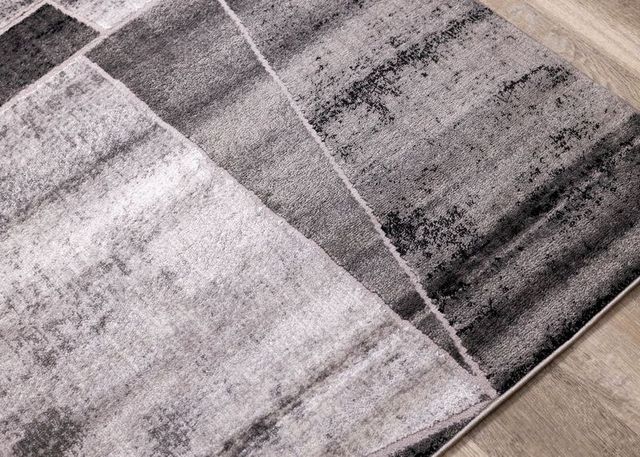 Kalora Interiors Chorus Grey Black Geometric 7'10'' x 10'6'' Rug-1