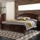 Liberty Furniture Avalon Dark Truffle Queen Panel Storage Bed-1