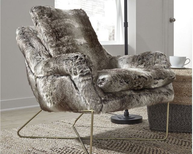Signature Design By Ashley® Wildau Gray Accent Chair-3