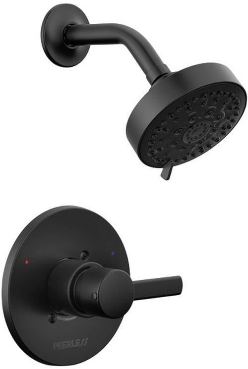 Peerless Precept® Matte Black Shower Only  Trim Kit-0