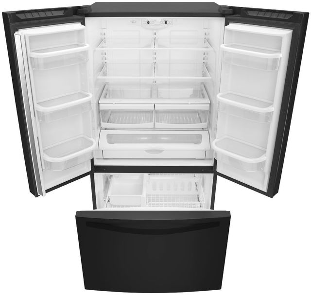 Whirlpool® 25 Cu Ft. French Door Refrigerator-Black-2
