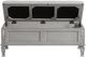 Holland House Gray Storage Bench-1