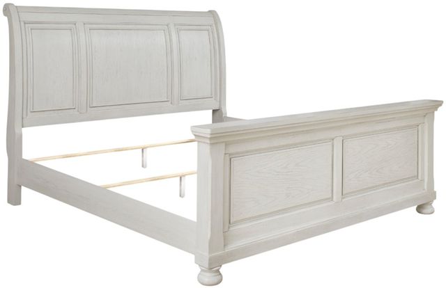 Signature Design by Ashley® Robbinsdale Antique White California King Sleigh Bed-0