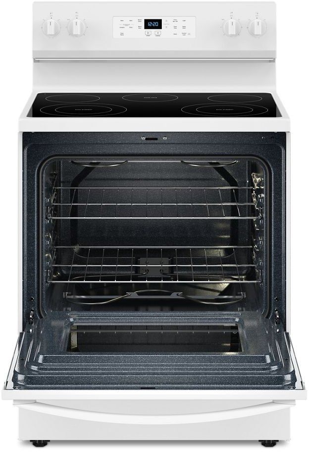 Whirlpool® 30" White Freestanding Electric Range-1