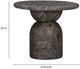 TOV Furniture Cynthia Dark Emperador Concrete Indoor/Outdoor Side Table-1