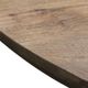 Harp & Finial® Malec Brown Dining Table with Black Base -1