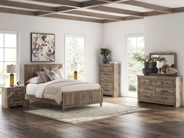 Signature Design by Ashley® Rusticott Brown Dresser and Mirror-4