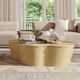 TOV Furniture Slab Natural 60" Coffee Table-1