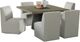 Elements International Jemma 7-Piece Beige/Gray Dining Table Set-0
