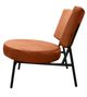 VIG Furniture Modrest Sami Black/Orange Accent Chair-1
