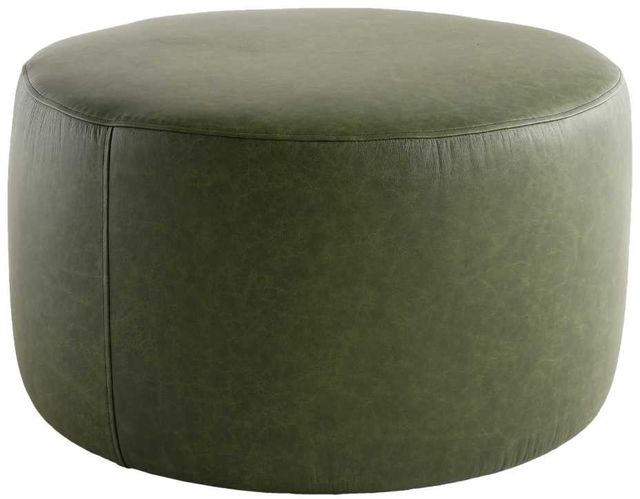 Marshfield Furniture 3000 Green Round Ottoman-0