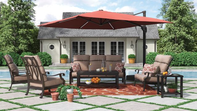 Signature Design by Ashley® Castle Island Dark Brown Rectangular Cocktail Table-3