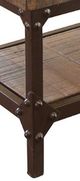 International Furniture Direct Urban Gold Brown Chair Side Table-2