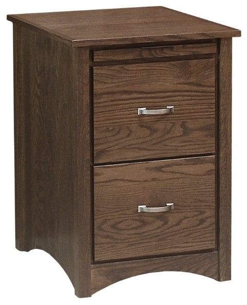 Wolfcraft Furniture Mcmillan Brown 2-Drawer File Cabinet-0