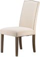 A & B Home Beige Dining Chair-0
