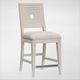 Riverside Furniture Arielle Parchment Upholstered Counter Stool-0