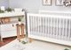 BEDGEAR® Hyper-Wool Performance® Light Gray Crib Fitted Sheet-5