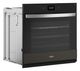 Whirlpool® 30" PrintShield™ Black Stainless Steel Single Electric Wall Oven-1