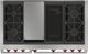 Wolf® 48" Stainless Steel Pro Style Dual Fuel Range and Infrared Charbroiler and Infrared Griddle-1