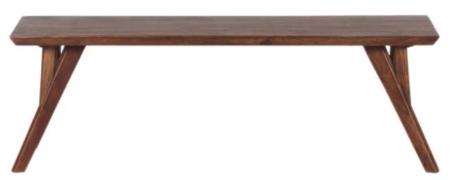 Porter International Designs Portola Walnut Dining Bench-1
