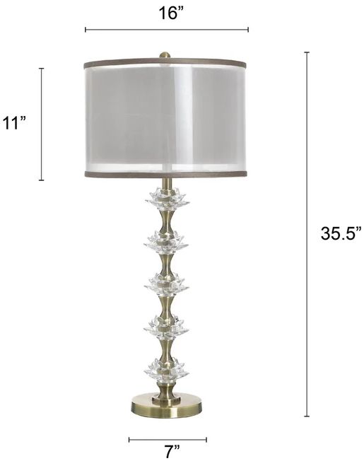 Stylecraft Tilbury Gold Table Lamp-2