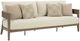 Signature Design by Ashley® Serene Bay Dark Brown/White Aluminum/Fabric Outdoor Sofa-0