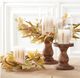 K & K Interiors Set of 3 White Wax luminara Slim Indoor Pillar Candles with Remote-1