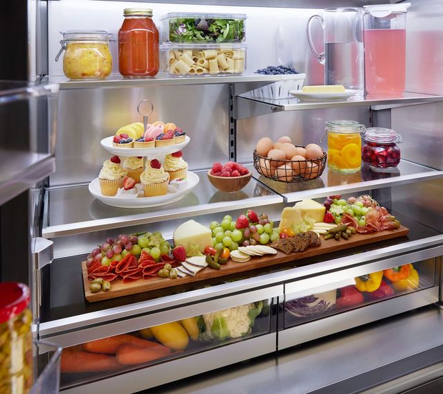 Signature Kitchen Suite 48 in. 26.0 Cu. Ft. Stainless Steel Built In Counter Depth French Door Refrigerator -4
