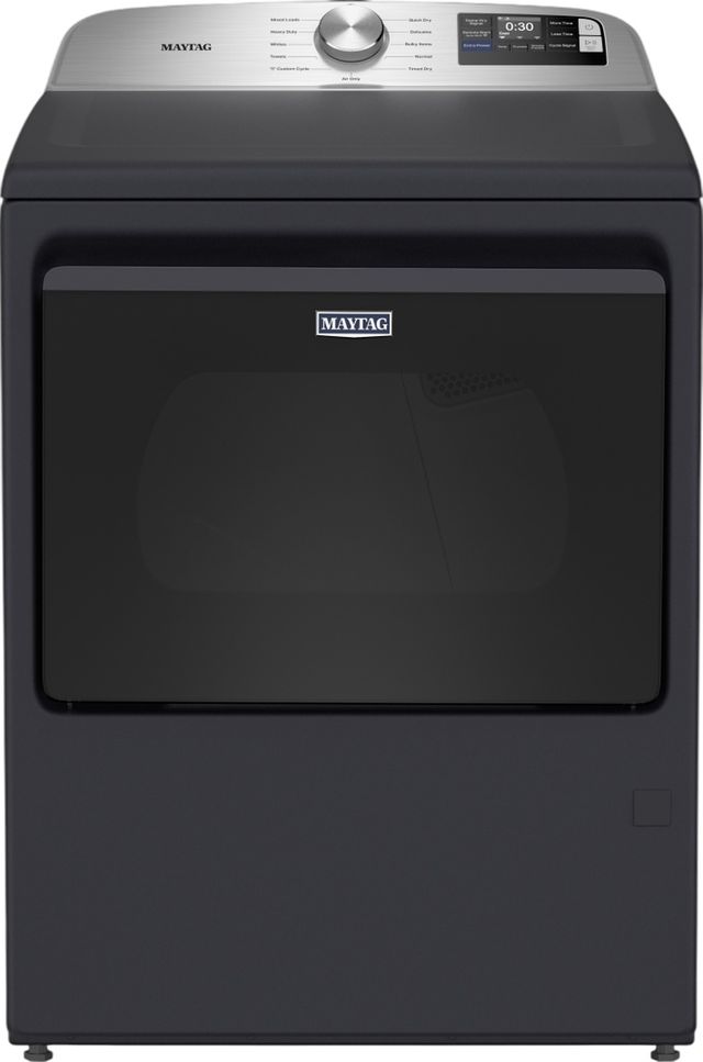 Maytag® Midnight Steel Top Load Washer & Gas Dryer Laundry Pair-2