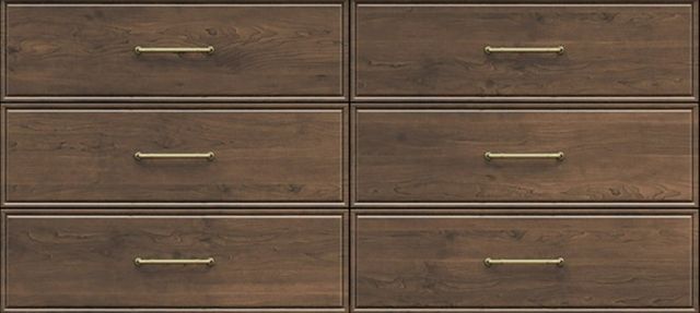 Country View Woodworking Westroom Bedroom Brown Maple 68" Dresser-1