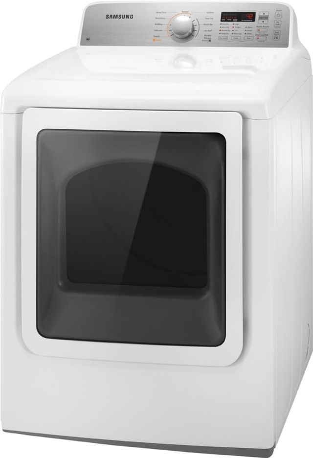 Samsung 7.3 Cu. Ft. White Front Load Gas Dryer-2
