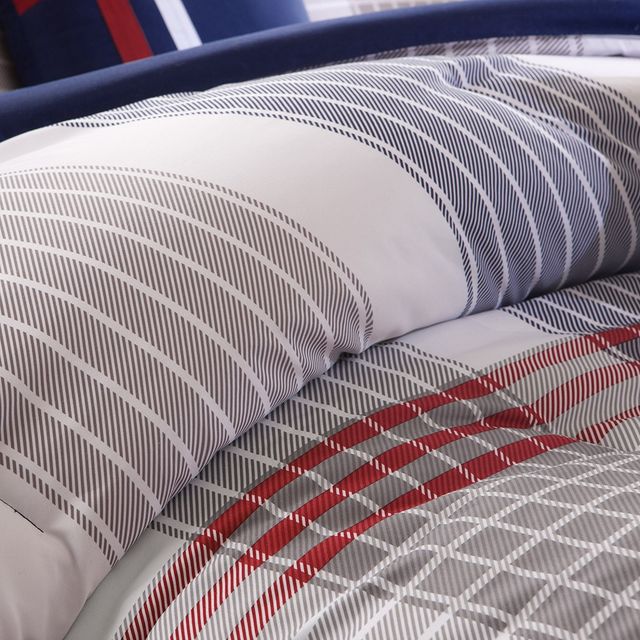 Olliix by Intelligent Design Caleb Blue Twin/Twin XL Comforter Set-2