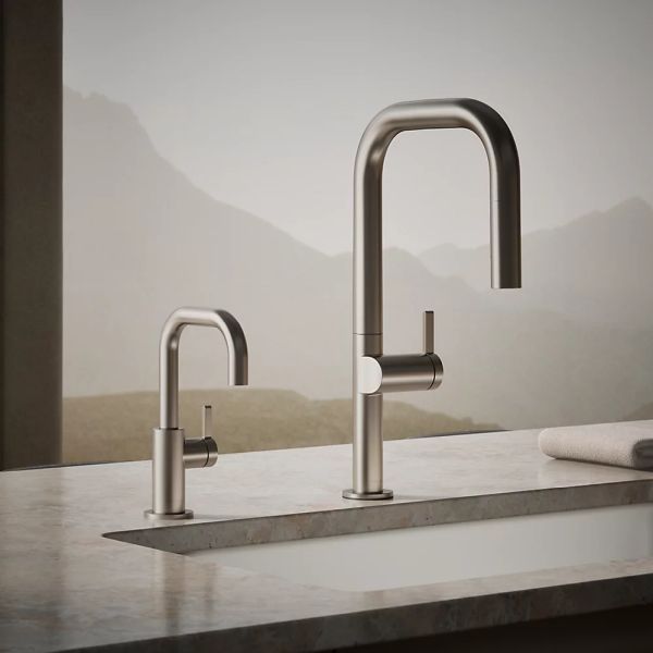 KOHLER® Components® Vibrant Stainless 9" Beverage Faucet-2