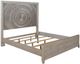 Liberty Furniture Belmar 4-Piece Silver Champagne/Washed Taupe King Panel Bedroom Set-1
