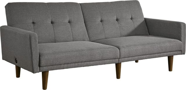 Signature Design by Ashley® Gaddis Gray Flip Flop Sofa-0
