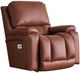 La-Z-Boy® Greyson Caramel Leather Power Rocking Recliner with Headrest and Lumbar-0