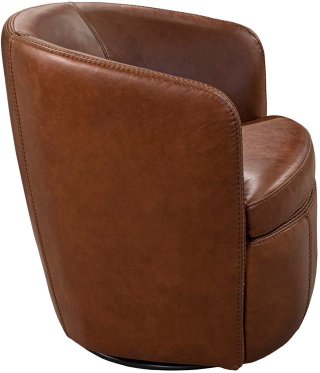 Parker House® Barolo Vintage Cognac Swivel Club Chair-1