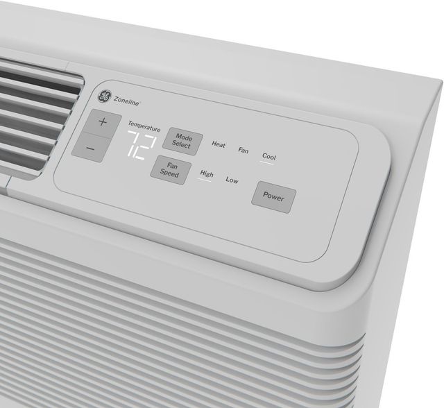 GE Zoneline® 15,000 BTU Grey White Heat Pump Air Conditioner -3