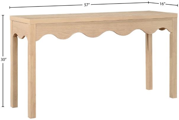 Meridian Furniture Fiora Natural Console Table-3