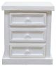 Million Dollar Rustic High Cotton White Double X Nightstand-0