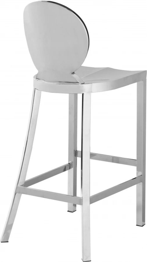 Meridian Furniture Maddox Chrome Bar Stool-1