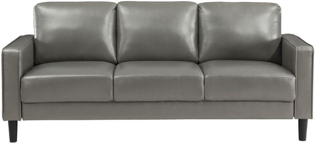 Coaster® Ruth Gray Upholstered Track Arm Sofa-1