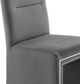 TOV Furniture Jaffa Grey Performance Velvet Dining Chair-3