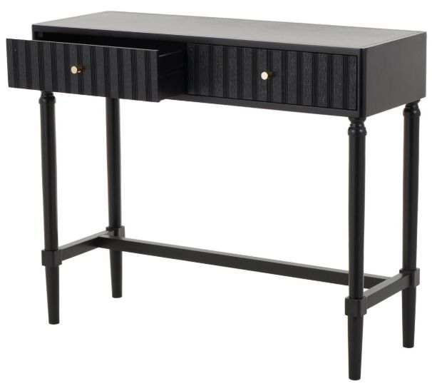 Deco Marche Black Console Table-1