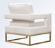 Diamond Sofa® Lake Gold/Mist White Accent Chair-1